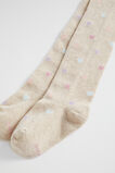 Heart Tights  Oat Marle  hi-res
