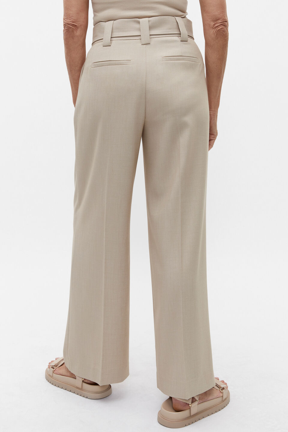 Tailored Utility Suit Pant  Cool Sand