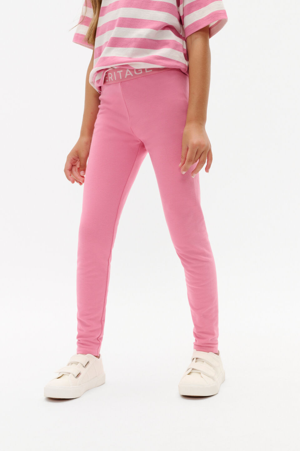 Core Terry Legging  Raspberry