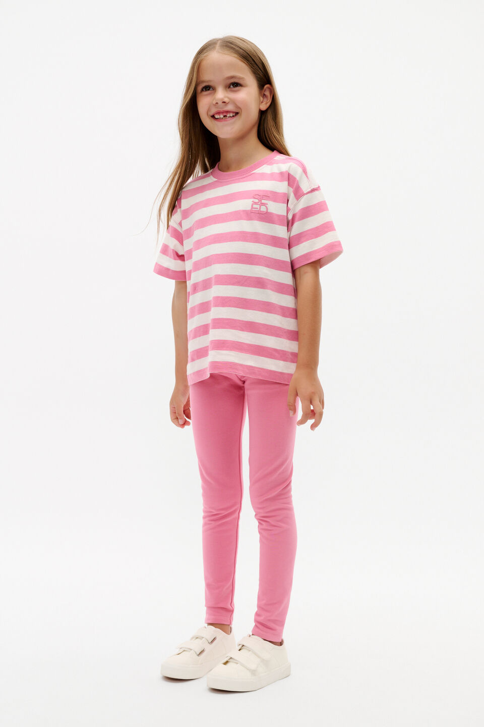 Core Terry Legging  Raspberry