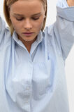 Poplin Pocket Front Shirt  Ice Blue Stripe  hi-res