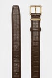 Cora Belt  Dark Espresso Croc  hi-res
