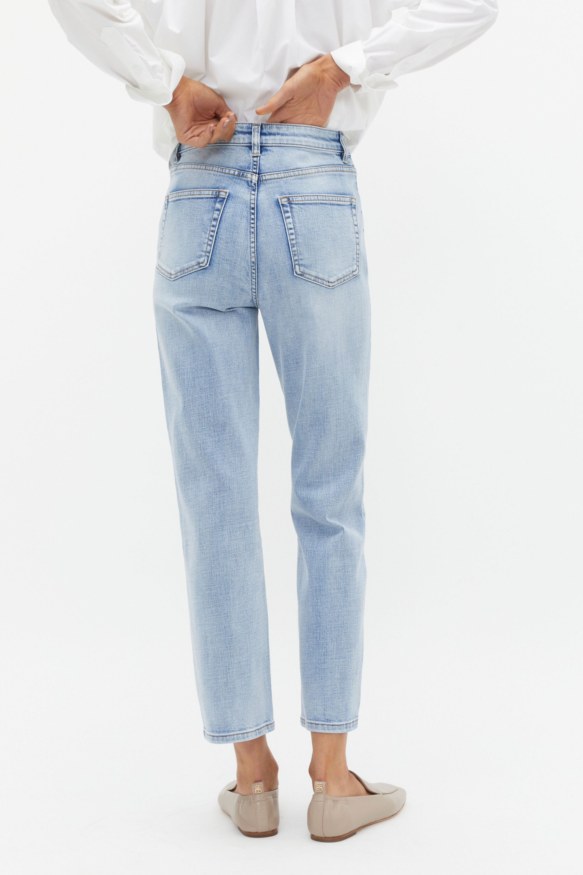 Core Straight Leg Stretch Jean| Mid Blue Wash | Seed Heritage