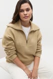 Textured Twist Sweat  Cashew Twist  hi-res
