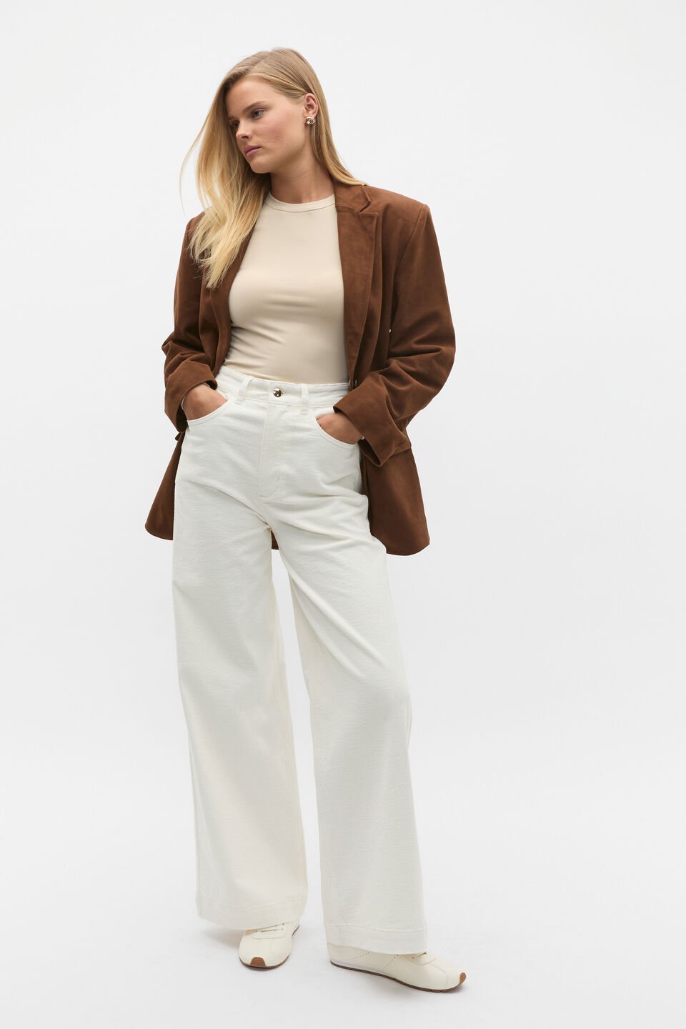 Suede Blazer  Maple