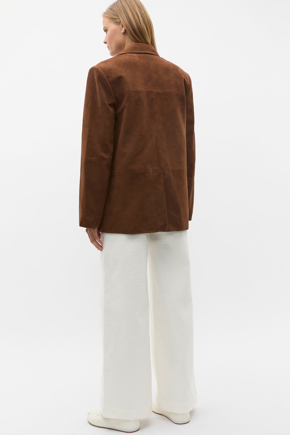 Suede Blazer  Maple