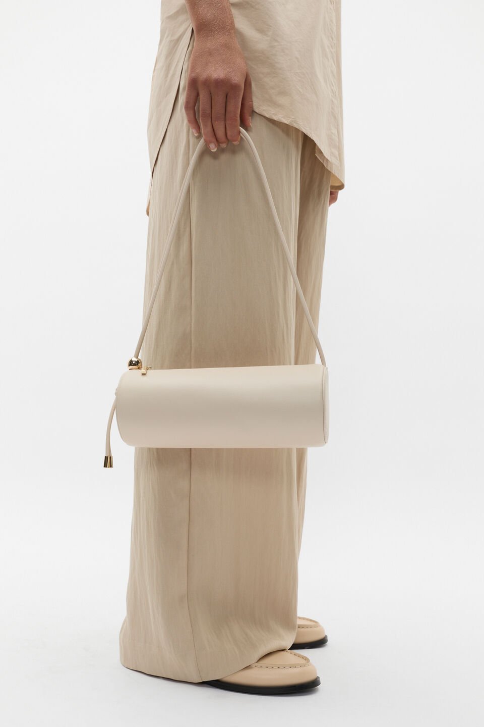 Barrel Shoulder Bag  Oat