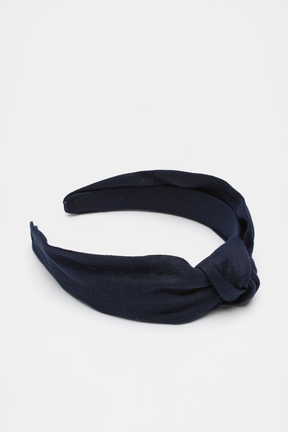 Linen Headband  Midnight Sky  hi-res