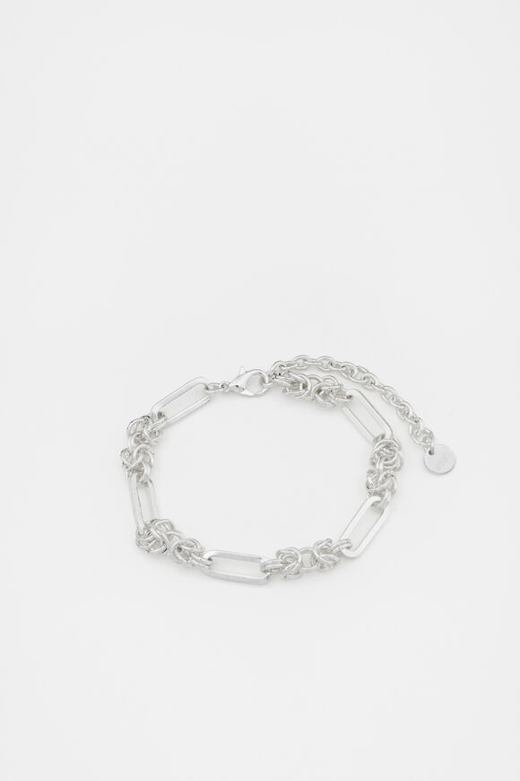 Links Chain Bracelet  Silver  hi-res