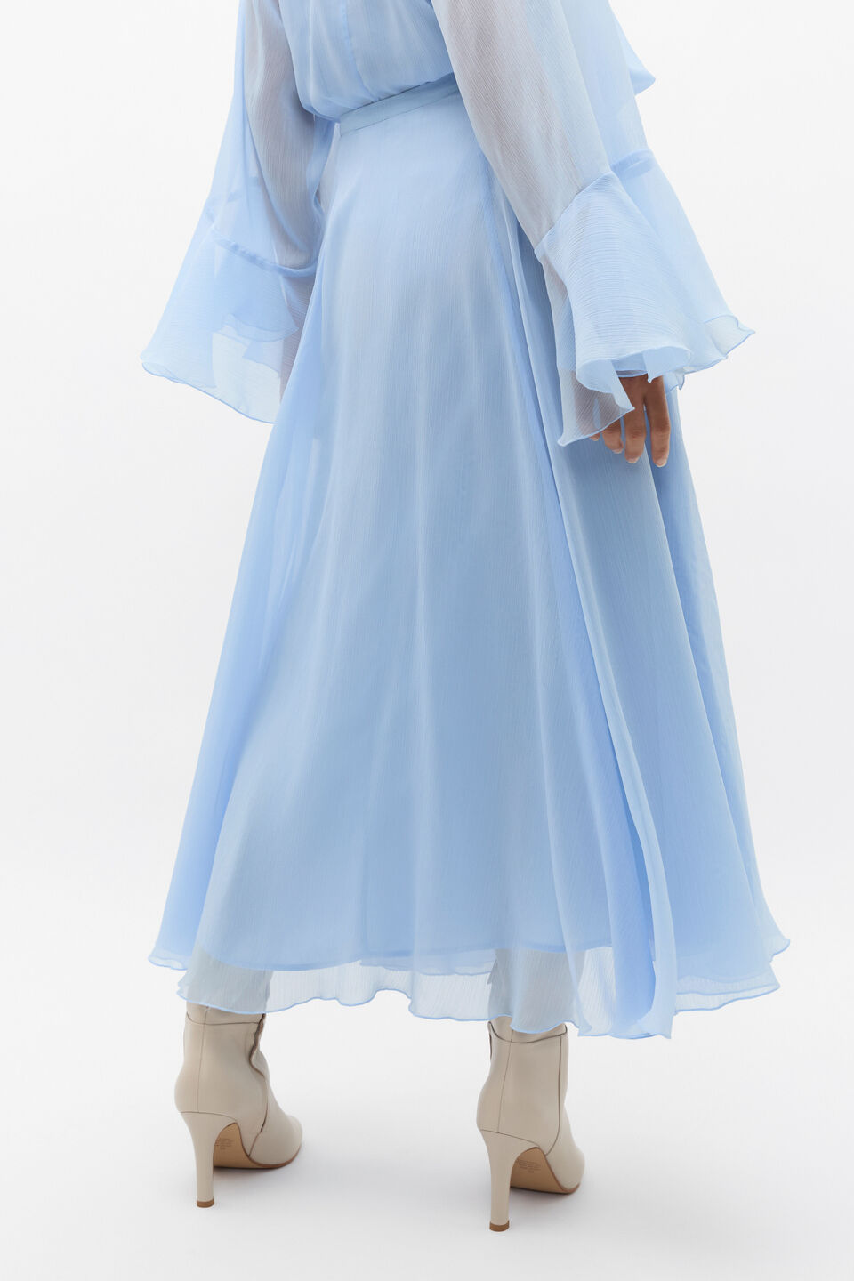 Chiffon Skirt  Ice Blue
