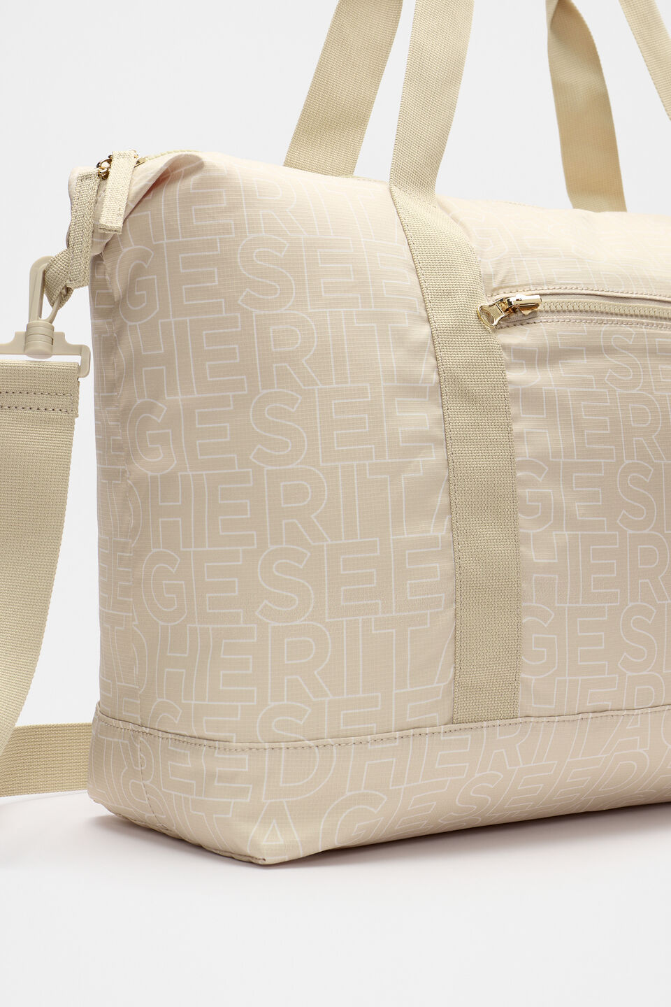 Packable Travel Tote  Latte