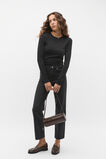 Jersey Long Sleeve Top  Black  hi-res
