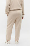 Terry Jogger Pant  Latte Marle  hi-res
