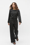 Simple Linen Pant  Black  hi-res
