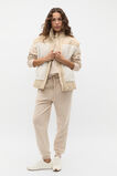 Quilted Teddy Vest  Latte  hi-res