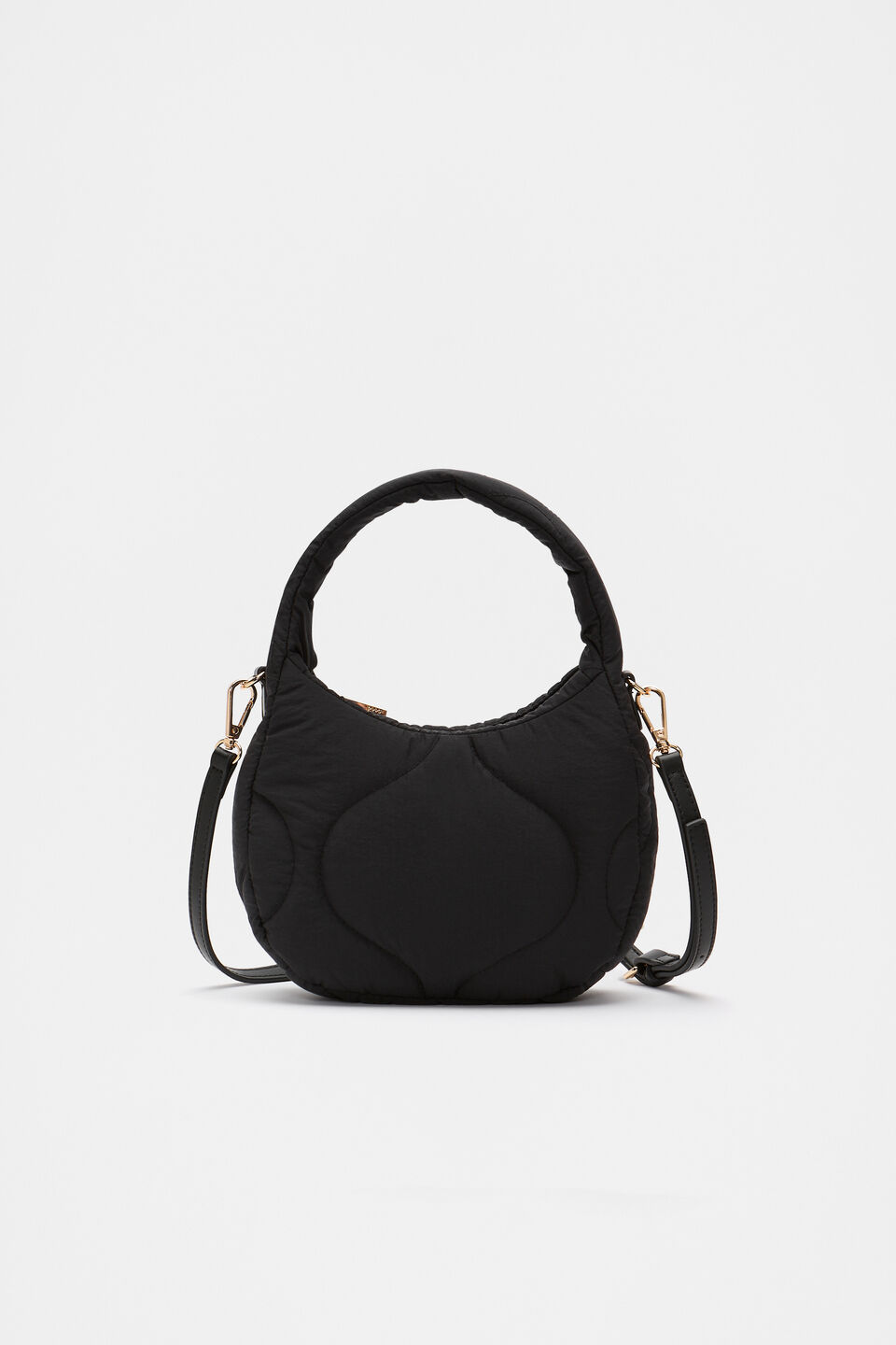 Quilted Mini Bag  Black