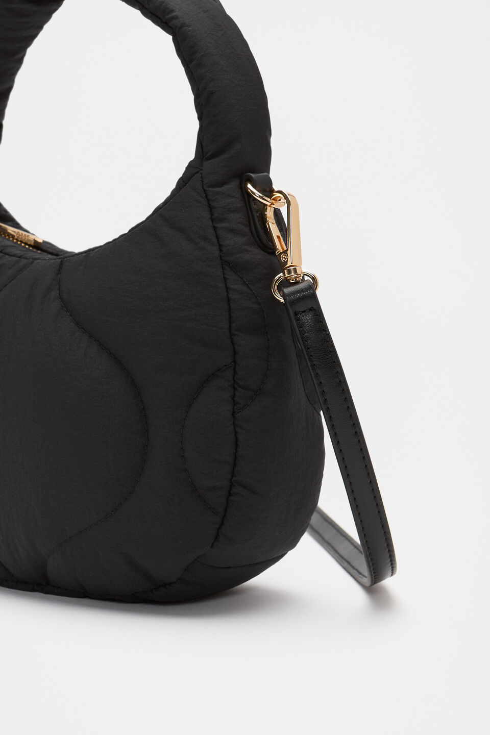 Quilted Mini Bag  Black