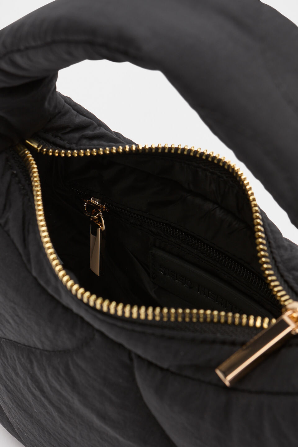 Quilted Mini Bag  Black