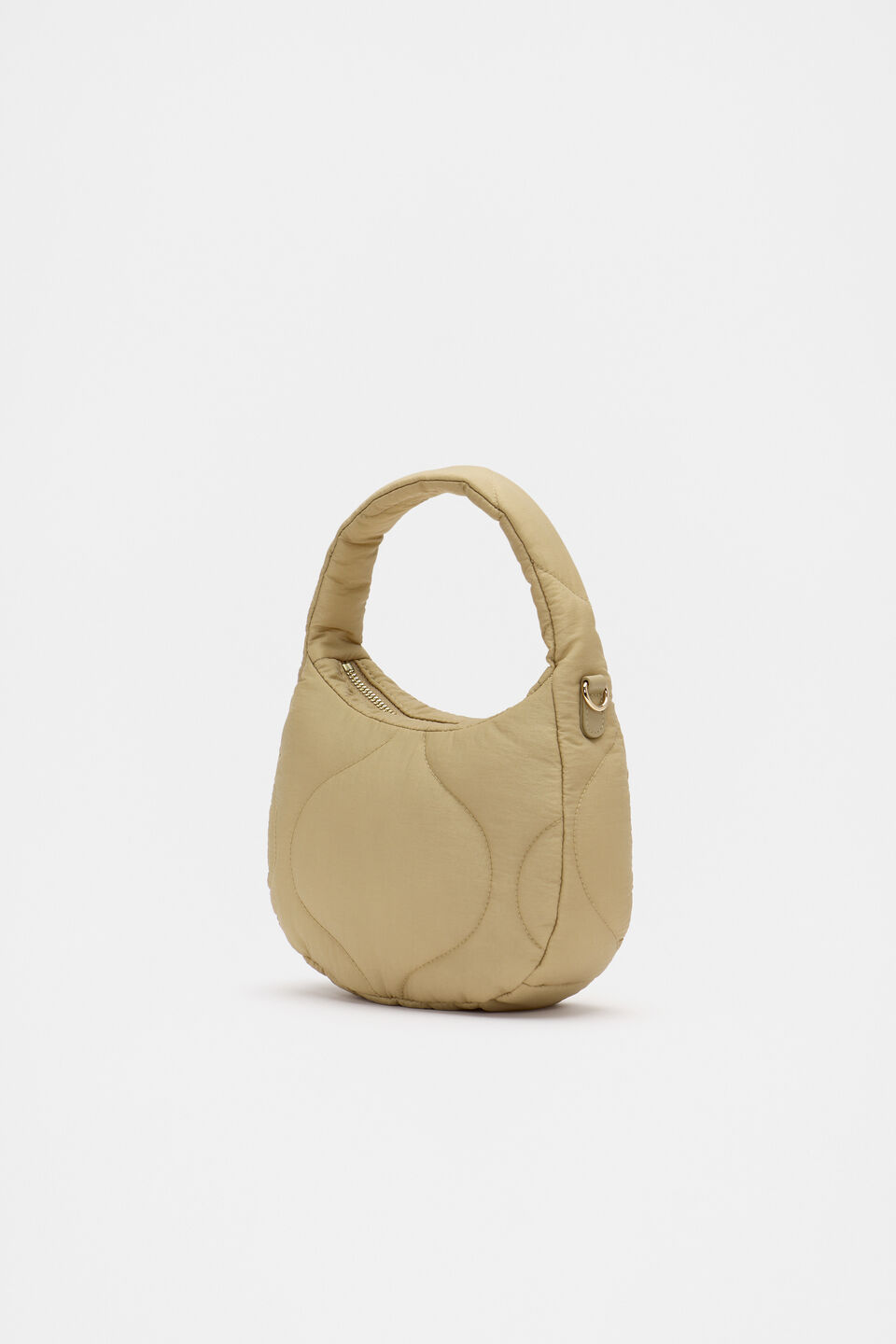 Quilted Mini Bag  Cashew