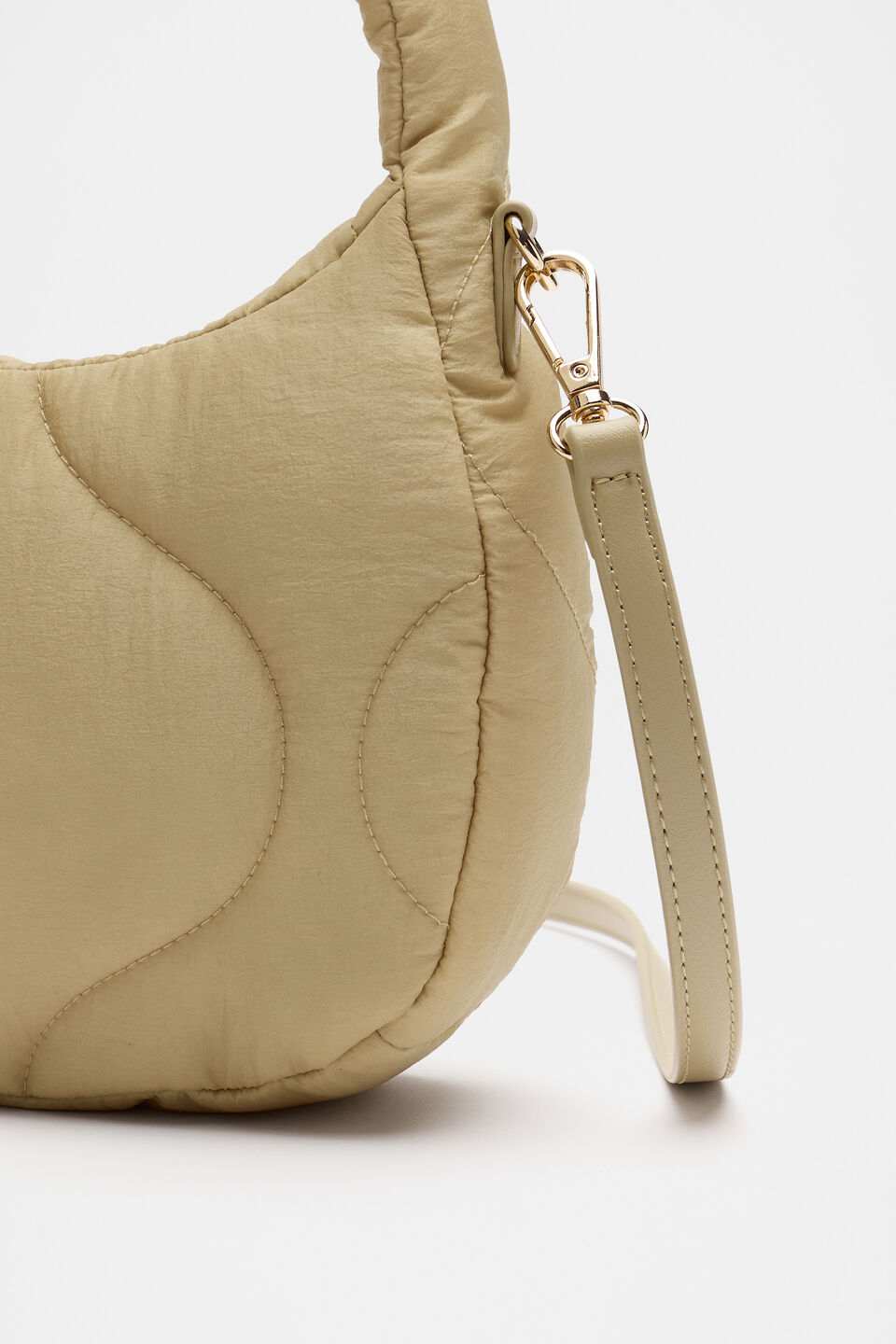 Quilted Mini Bag  Cashew