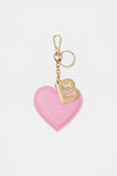 Heart Initial Keyring  B  hi-res