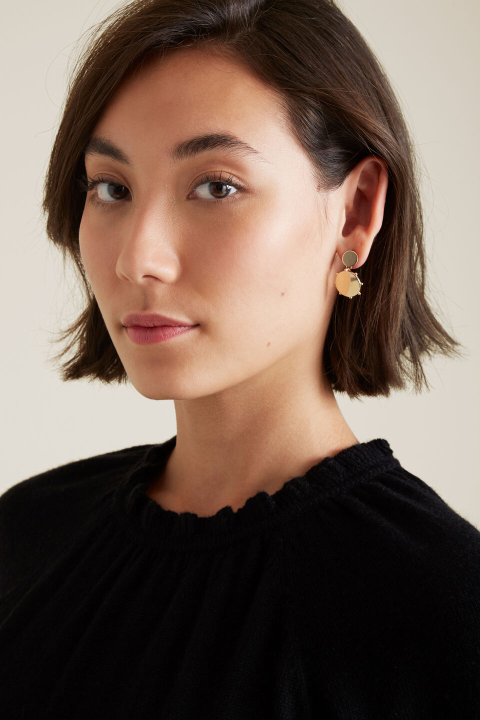 Disc Drop Earrings  9