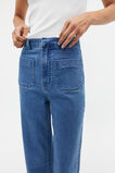 Core Wide Leg Pocket Jean  French Blue Denim  hi-res