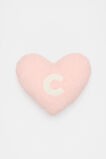 Heart Initial Cushion  C  hi-res