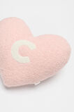 Heart Initial Cushion  C  hi-res