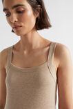 Rib Jersey Nightie  Barley Marle  hi-res