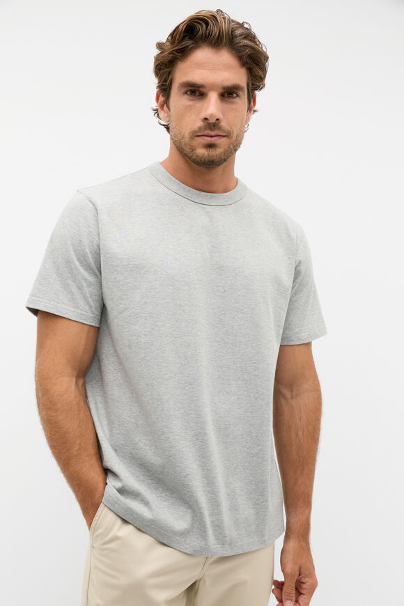 Crew Tee  Grey Marle  hi-res