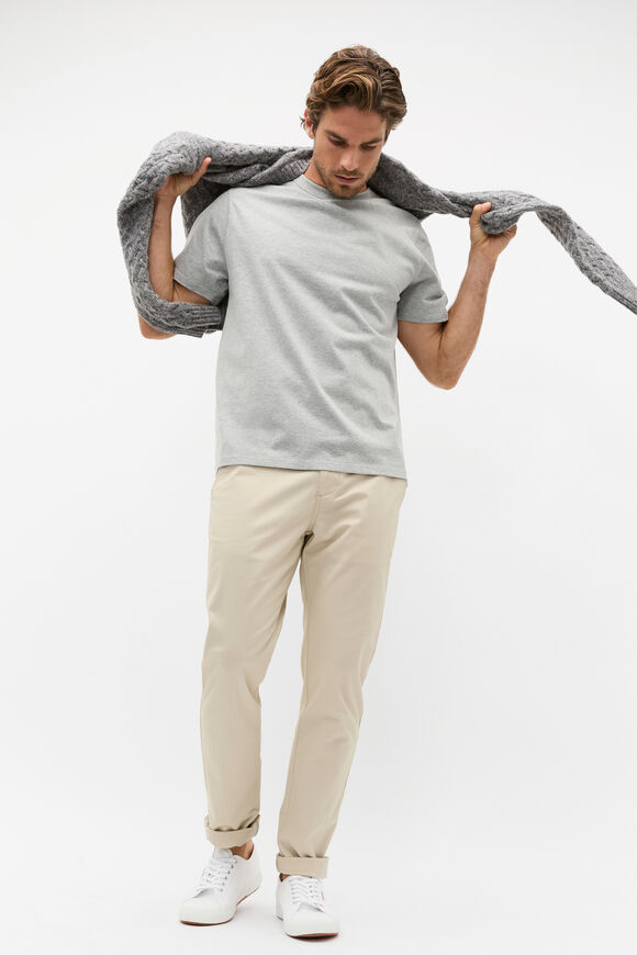 Crew Tee  Grey Marle  hi-res