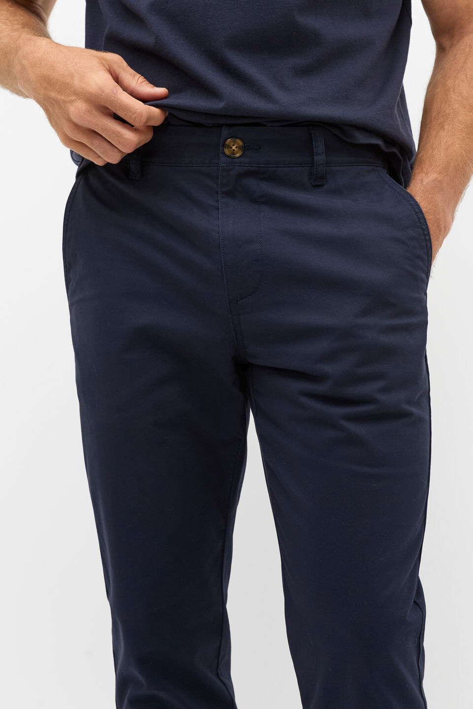Tapered Chino  Midnight Blue