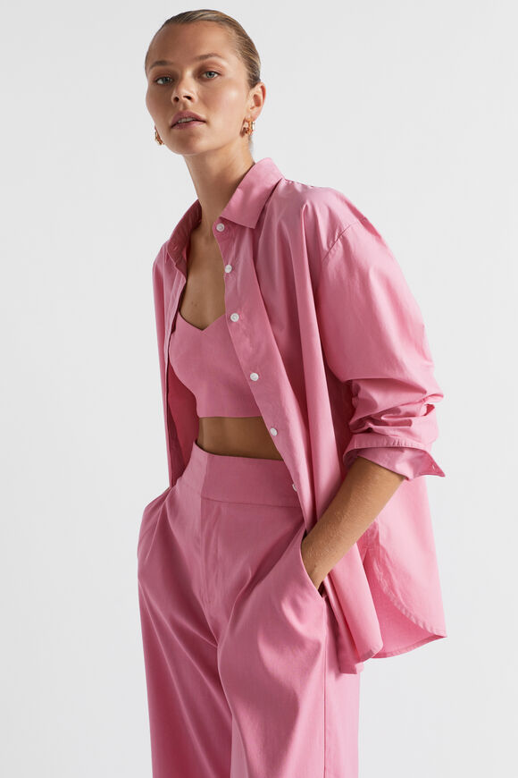 Poplin Classic Shirt  Rosewood  hi-res