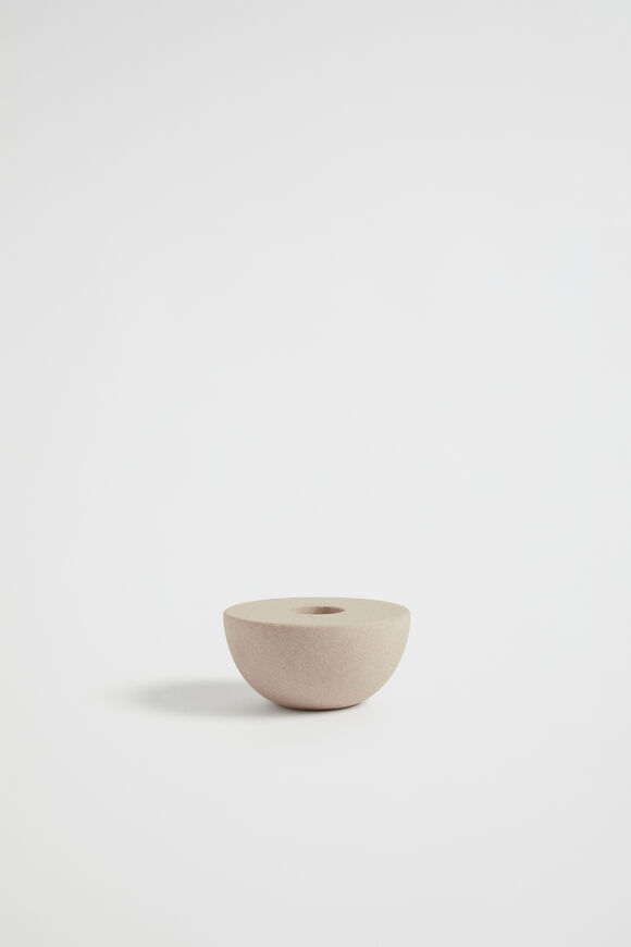 Cleo Round Candle Holder  Blush  hi-res