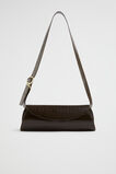 Structured Shoulder Bag  Chocolate Croc  hi-res