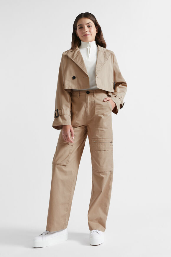Relaxed Cargo Pant  Ecru  hi-res