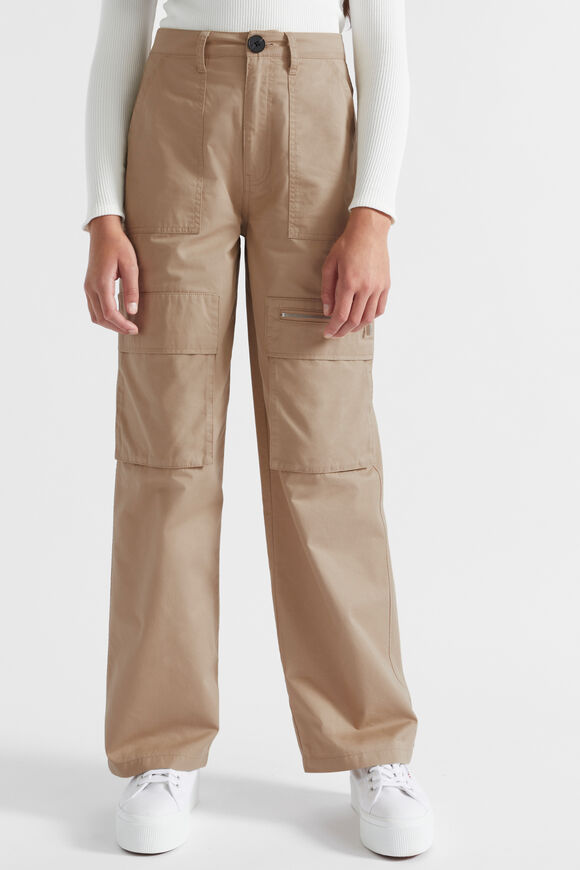 Relaxed Cargo Pant  Ecru  hi-res