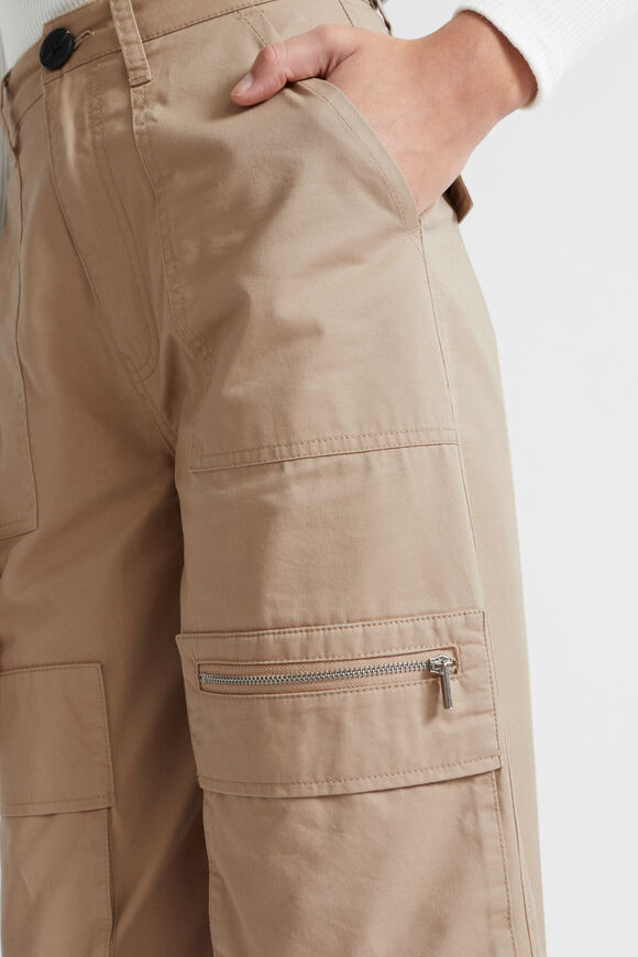 Relaxed Cargo Pant  Ecru  hi-res