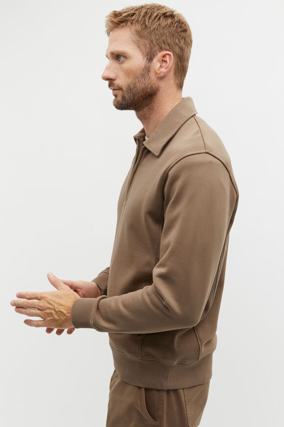 Heritage Half Zip  Dark Nougat  hi-res