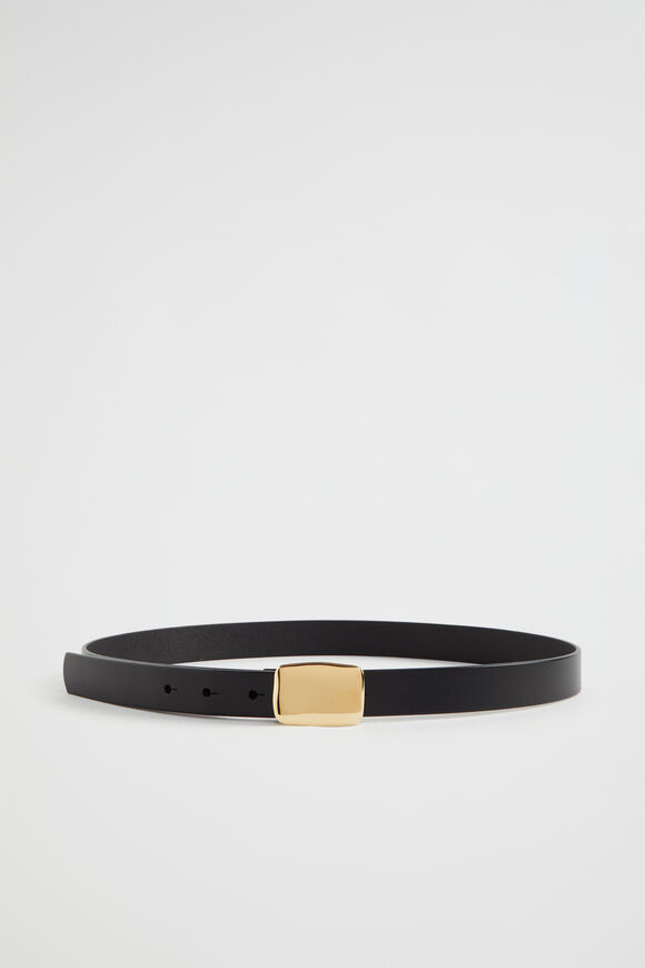 Steph Metal Buckle Belt  Black  hi-res
