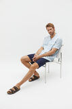 Linen Utility Shirt  Clear Blue Stripe  hi-res