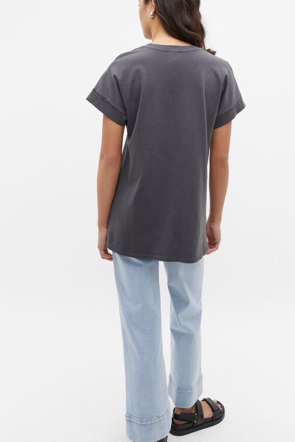 Core Longline Tee  Charcoal Wash  hi-res