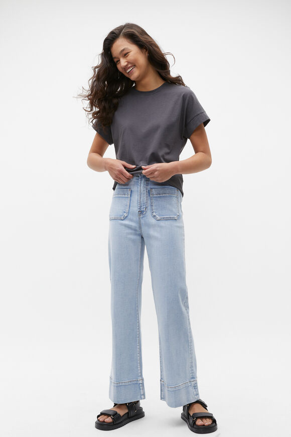 Core Longline Tee  Charcoal Wash  hi-res