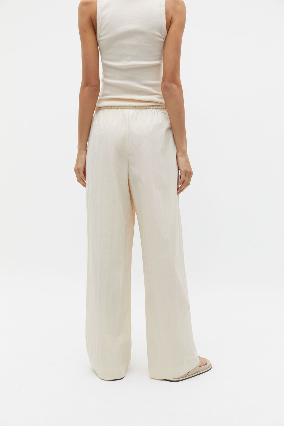 Wide Leg Drawstring Pant  Frappe
