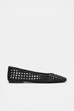 Eve Woven Ballet Flat  Black  hi-res