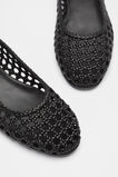 Eve Woven Ballet Flat  Black  hi-res