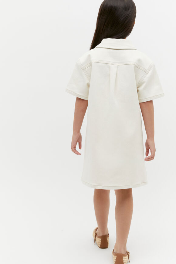 Pocket Denim Dress  Milk  hi-res