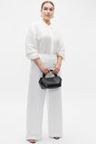 Oversized Semi Sheer Shirt  Cloud Cream  hi-res