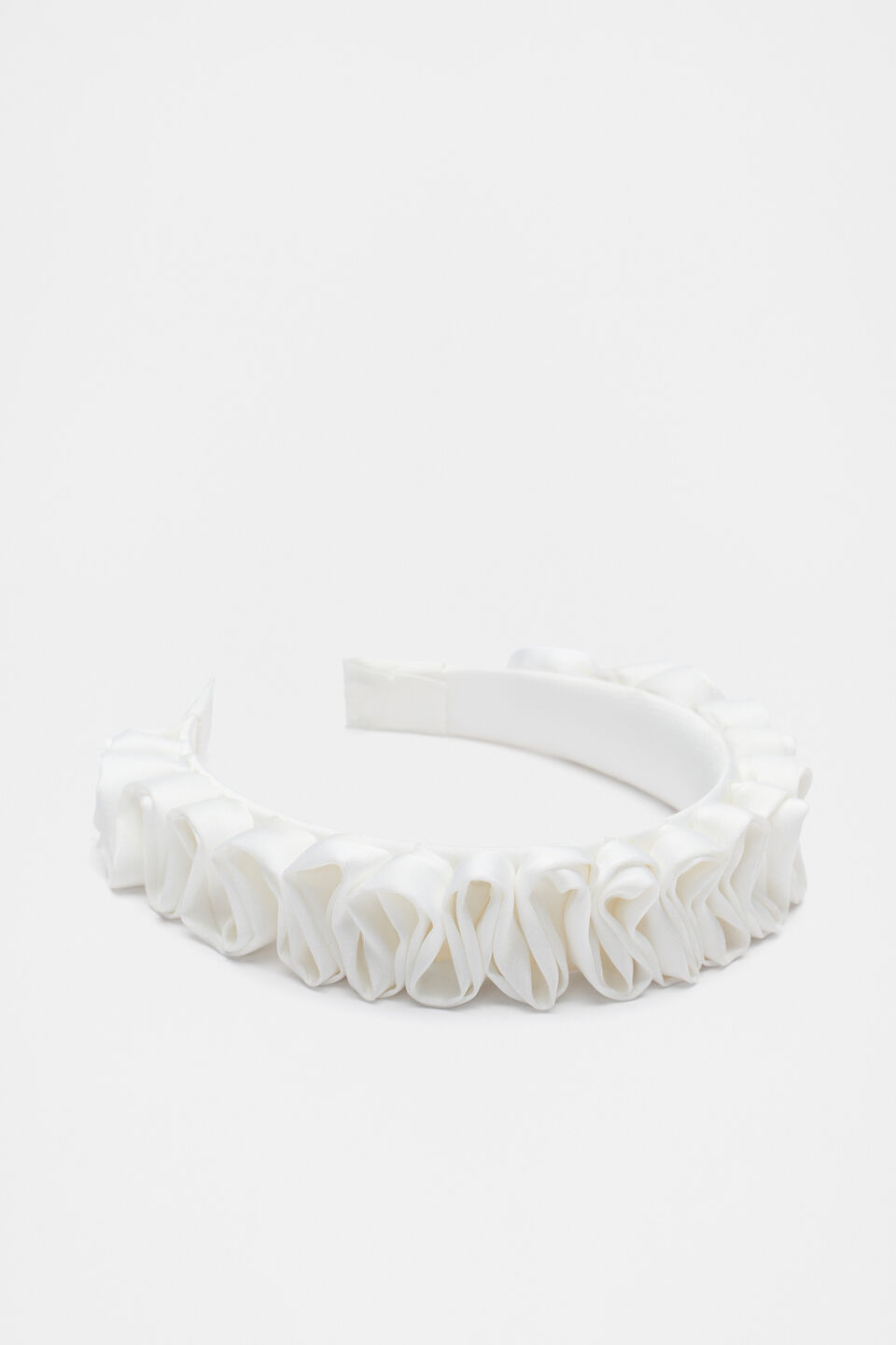 Rosette Alice Band  Classic White